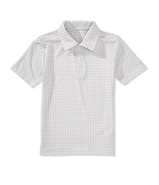 Class ClubLittle Boys Short Sleeve Turtle Print Synthetic Polo Shirt | Dillard's