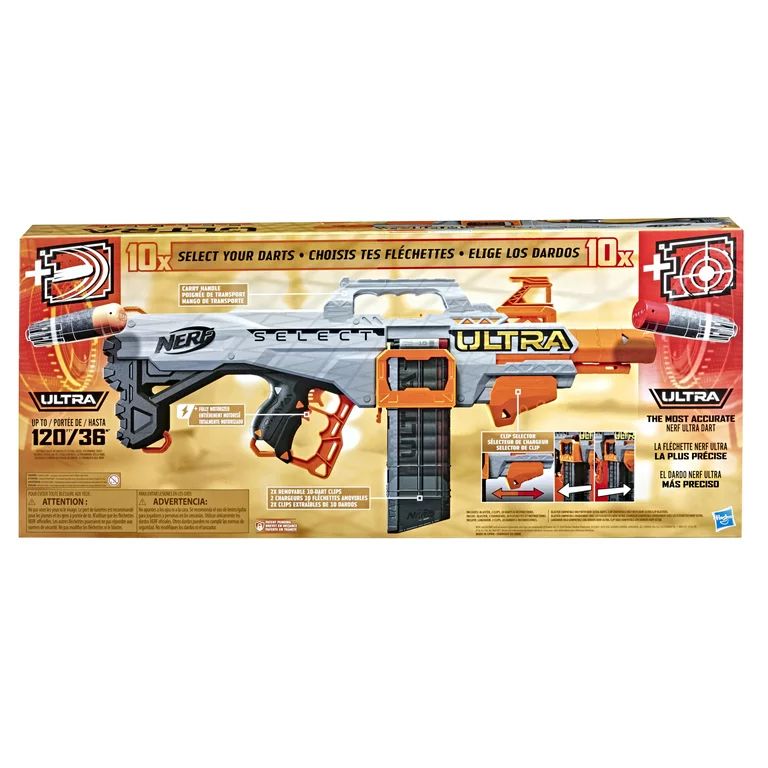 Nerf Ultra Select Fully Motorized Blaster, Includes Clips and Darts - Walmart.com | Walmart (US)