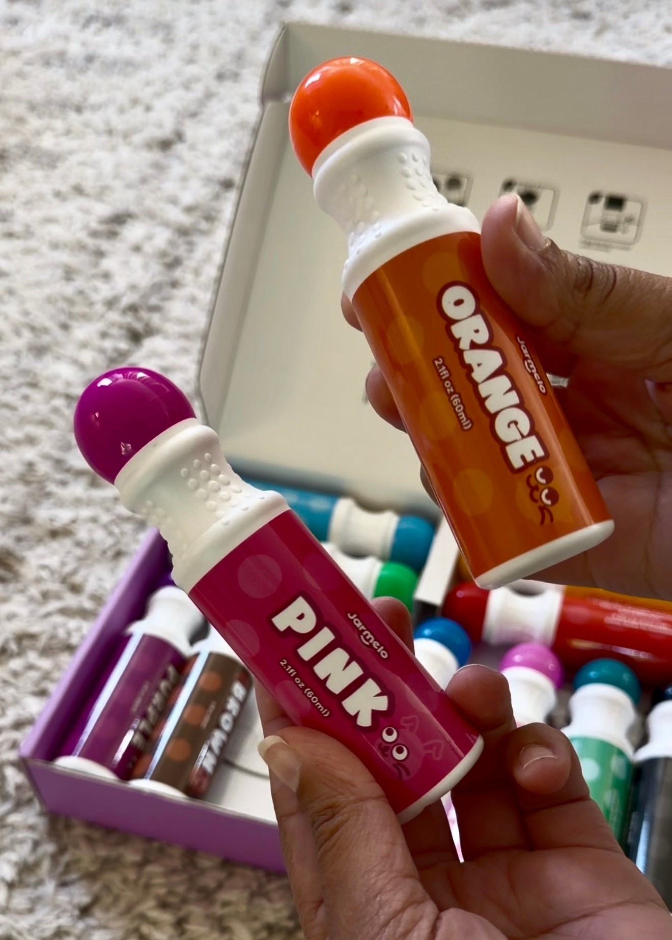 The cutest little art find for toddlers! 🎨✨ These dot markers are perfect for little hands and make painting SO much less messy 🙌 Miles has been having so much fun with them! Such an easy screen-free activity for rainy days, quiet time, homeschool or just keeping your toddler busy💕

toddler activities, dot markers, toddler art supplies, screen free activities, kids crafts, preschool activities, toddler gift ideas, mess free art, educational toys, creative play

#LTKKids #LTKBaby #LTKmomlife