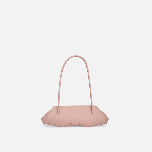 ELIZABETH BAGUETTE MINI MILLED BLUSH | behno