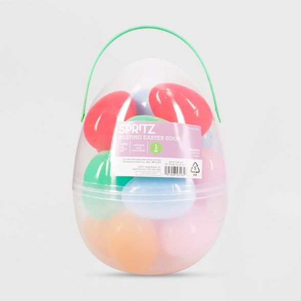 Easter Plastic Egg in Egg Various Colors - Spritz™ | Target
