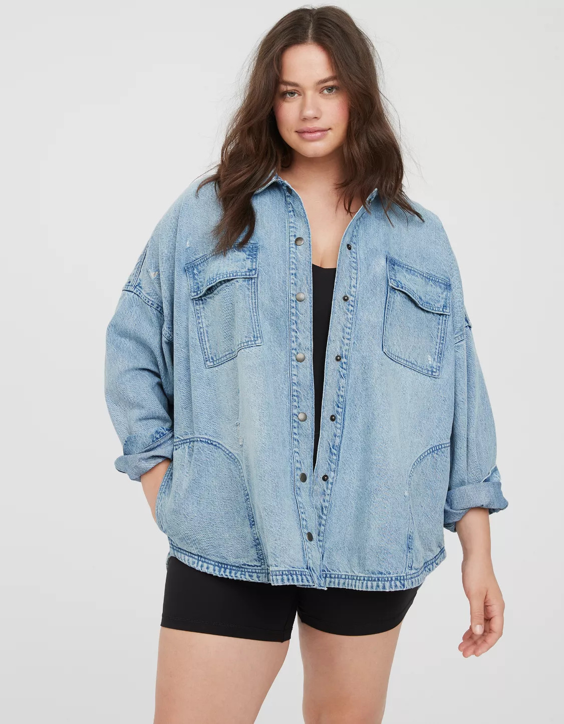 OFFLINE By Aerie Denim Shacket | Aerie