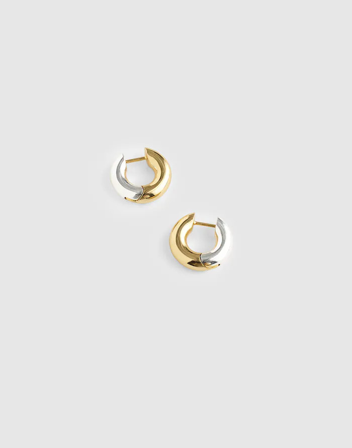 Chunky Donut Huggie Hoop Earrings | Madewell