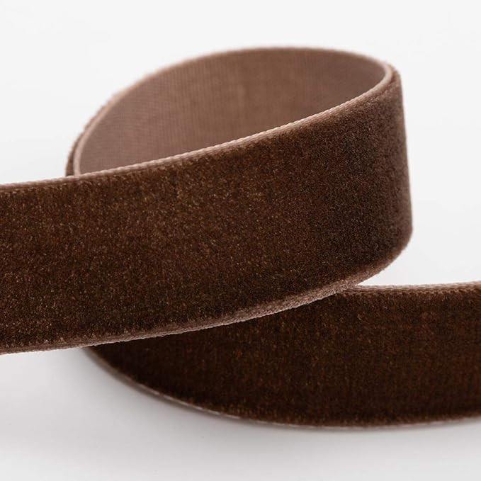 Velvet Ribbon 16mm x 10M - Dark Brown | Amazon (UK)