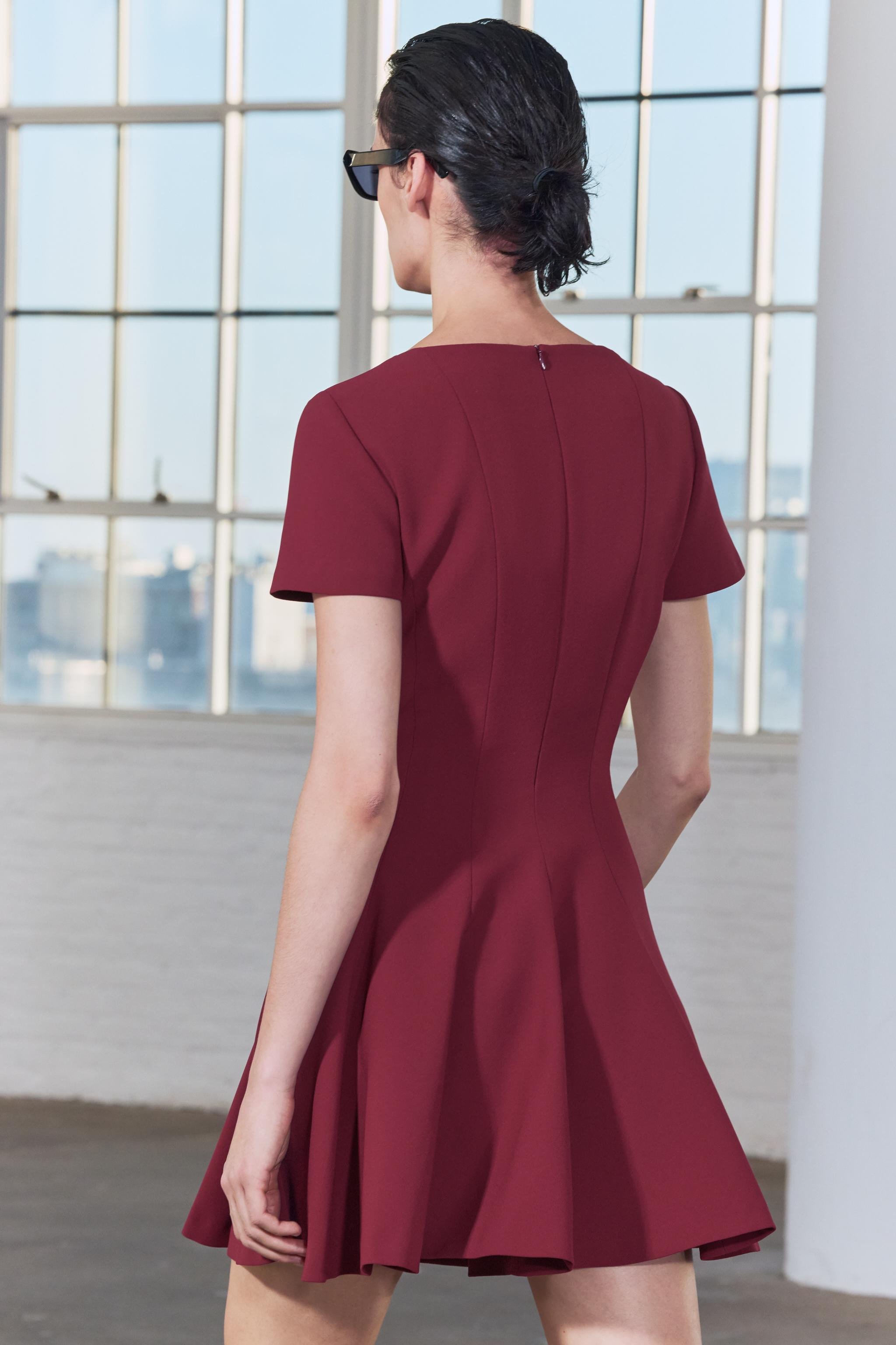 GODET MINI DRESS ZW COLLECTION | Zara US