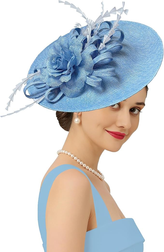 Kidukso Fascinator Hats Headwear for Derby Hats 1920s Vintage Headdress for Tea Party Cocktail Pa... | Amazon (US)