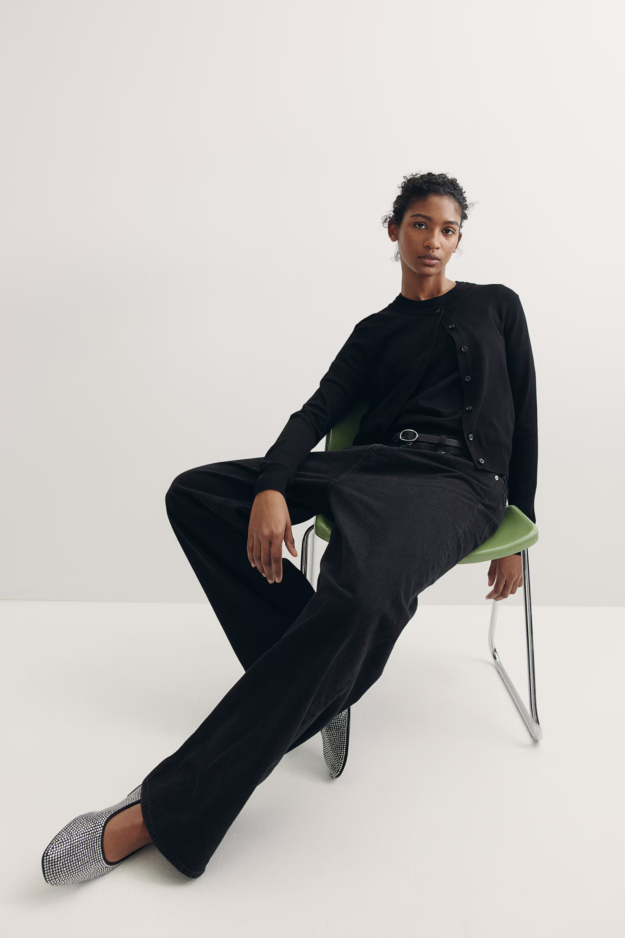 Fine-knit Cardigan - Black - Ladies | H&M US | H&M (US + CA)