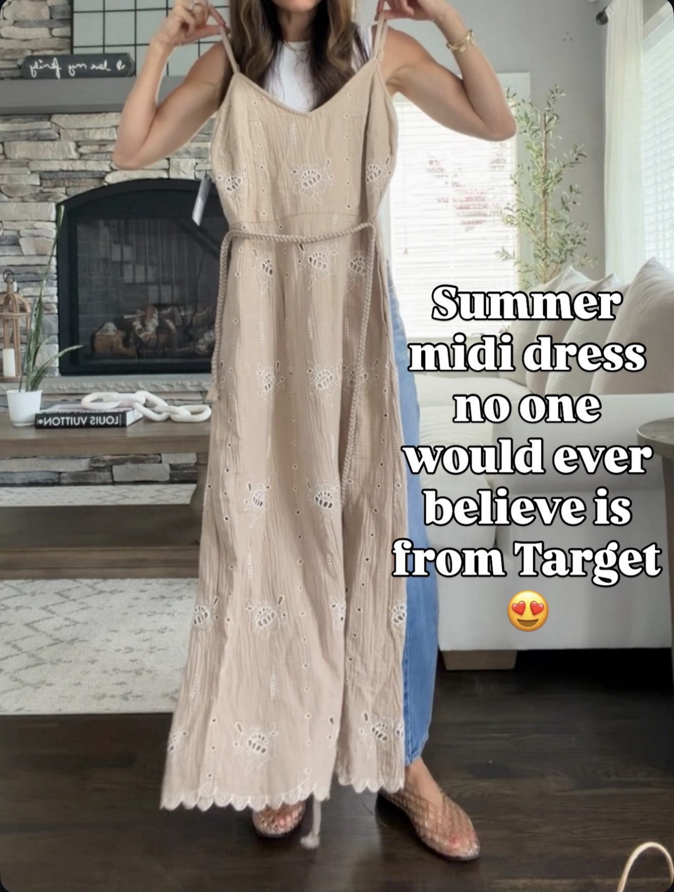 The kind of dress people will stop you to ask about… and no one believes it’s from Target. 🤍😍 Such an easy throw-on-and-go summer dress. Wearing size xs

#LTKootd #LTKmomlife #LTKOver40