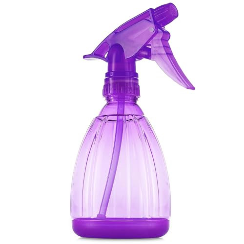 DilaBee Purple Spray Bottle (1-Pack 12oz) Empty Spray Bottle for Hair, Plants, Cleaning Solutions, Cooking. Squirt Bottles for Chemicals, Garden Mister, Water Mister for Plants - Food-Grade BPA-Free | Amazon (US)