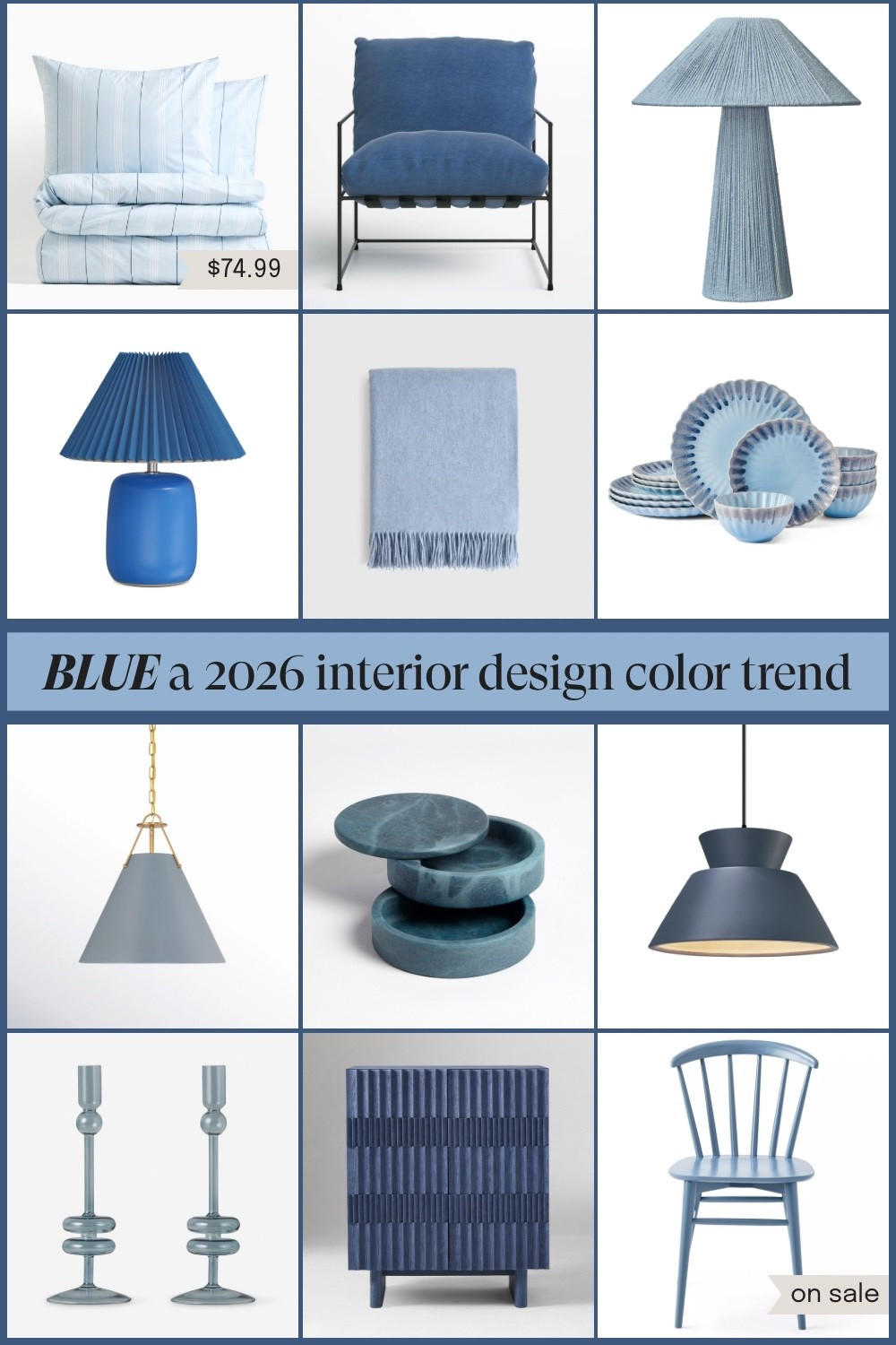 I’m personally loving the blue aesthetic trend. Think tonal hues that are minimal, calm, and have that quiet luxury feel. From lighting to bar cabinets, dishes, and bedding, no matter your budget, these finds will easily bring the trend into your home!

#LTKFindsUnder100 #LTKHome #LTKSaleAlert