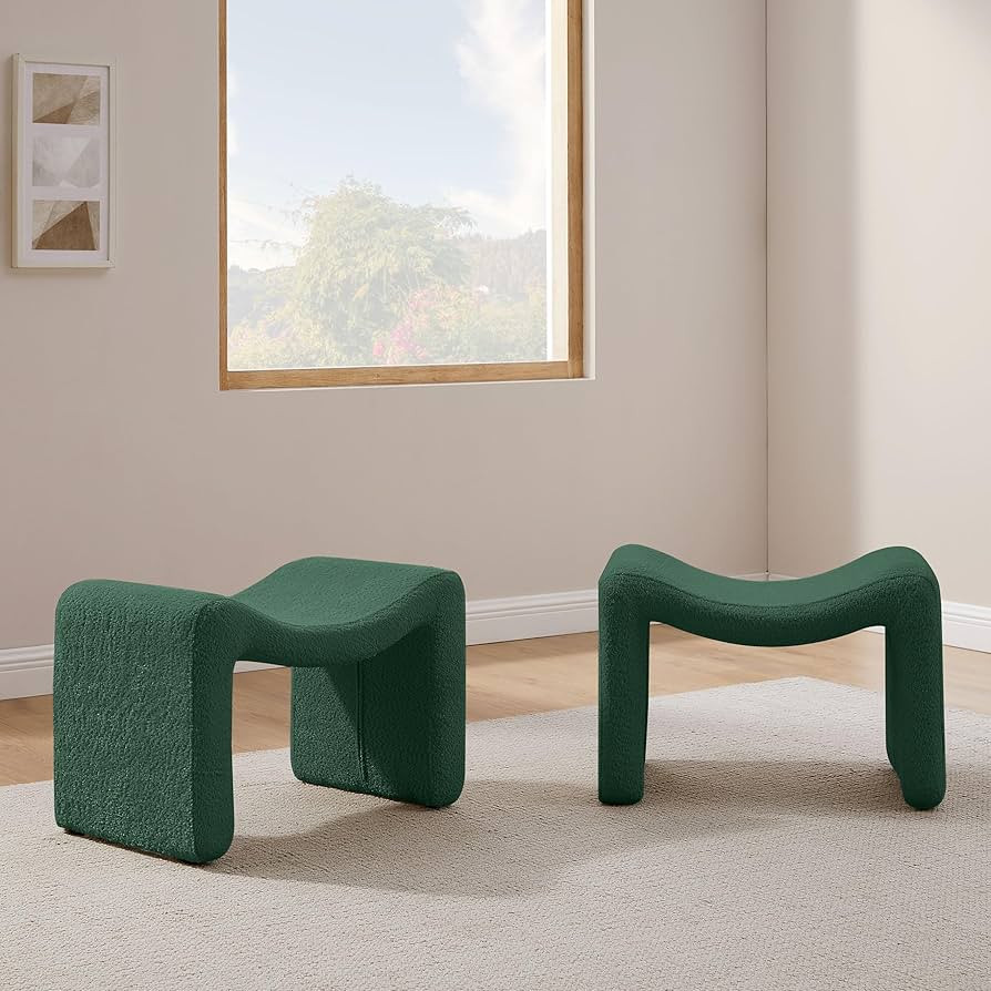 Amazon.com: VANOMi Large Footstool Ottoman, Multi-Functional Modern Foot Stool, Sofa Footrest Ext... | Amazon (US)