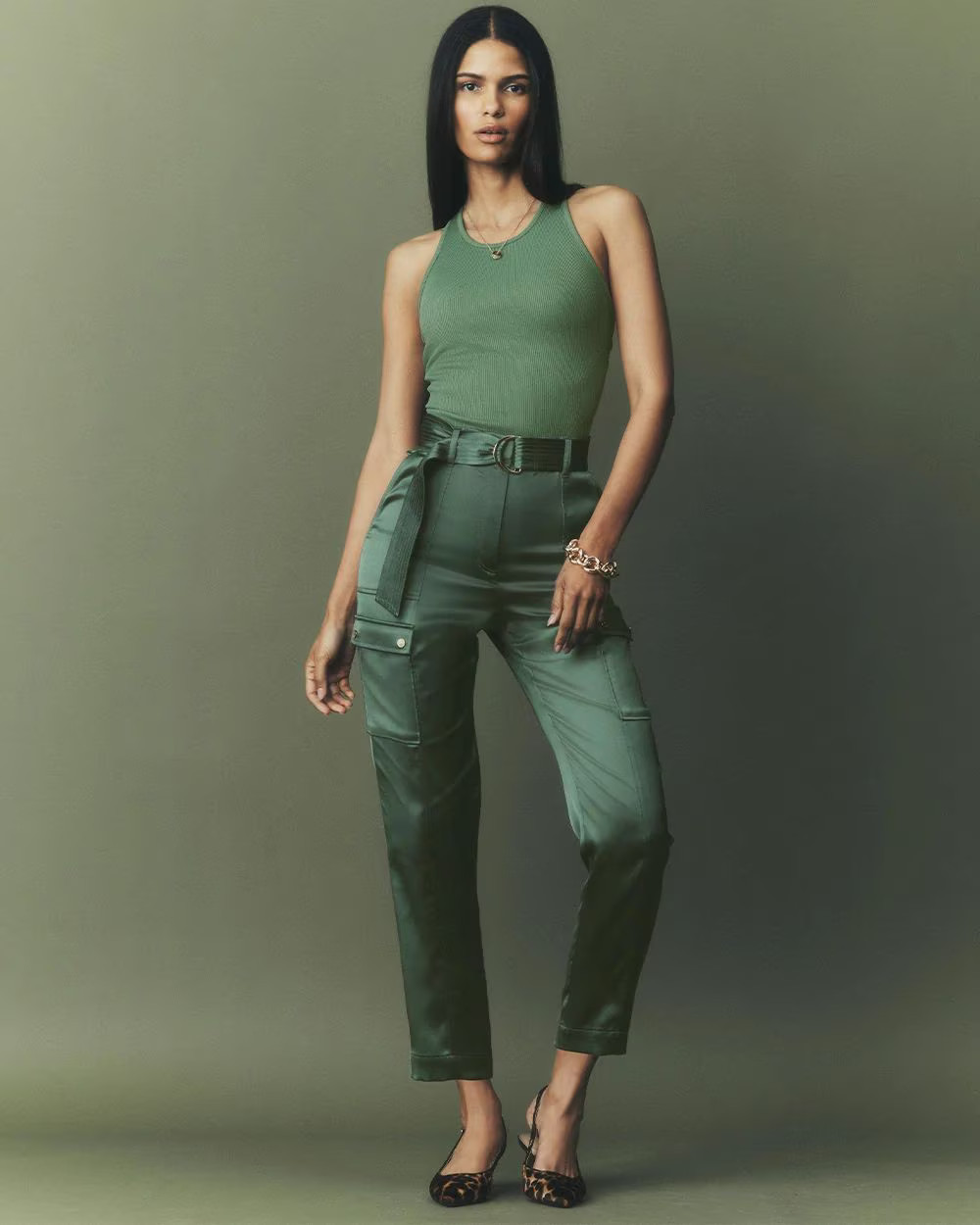 Belted Tapered Utility Trouser | White House Black Market