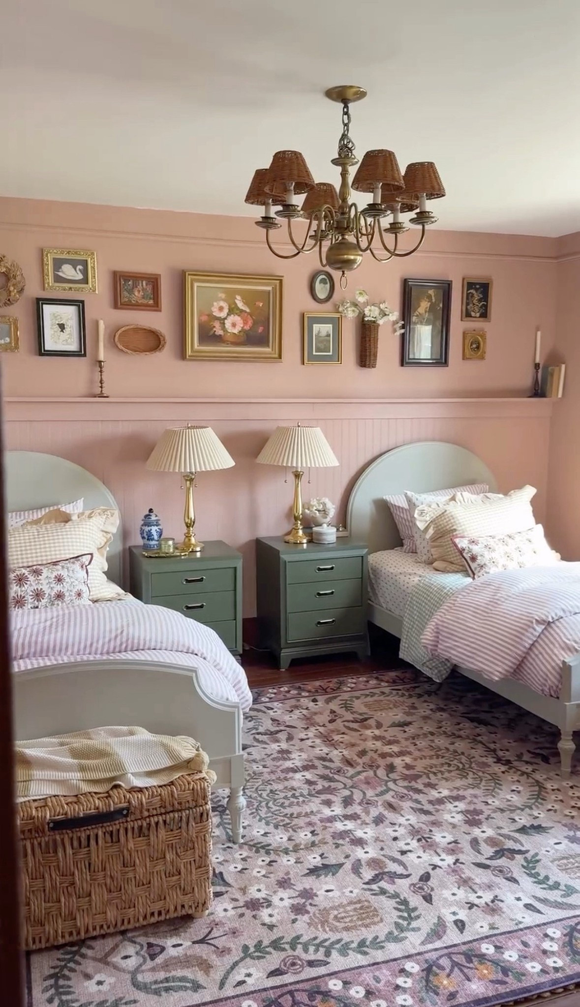 One room. Too many patterns. Or… just enough?

I used to think you had to “pick a lane” with prints — florals with florals, stripes with stripes. But once I learned the secret to mixing them, I couldn’t unsee the magic it brings. ✨

This girls’ room became my favorite kind of design experiment: playful, layered, and full of personality.
Now I’m convinced — there’s no such thing as too many patterns when they tell a story together. 🌸🎨

Wall color: Just Rosy by Pittsburgh Paint

Follow @kindredhomestead for more Home Design | Antique Finds \ Real Life \ LTK \ Amazon & more…

#kindredhomestead #khathome #khinteriors #kindredinteriors #khinteriordesign

-

old house love | pattern mixing | character-filled home | soulful design | graceful imperfections | layered textures | home that tells a story | classic renovation | heart of the home | beauty in the details | collected charm | reimagined vintage | storybook cottage | everyday magic | homemaking with intention | grace-filled spaces | legacy in the making | old soul style | cozy color | tender transitions | nostalgic comfort | sacred spaces