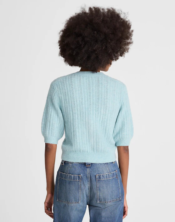 CloudSoft Short-Sleeve Sweater Tee | Madewell
