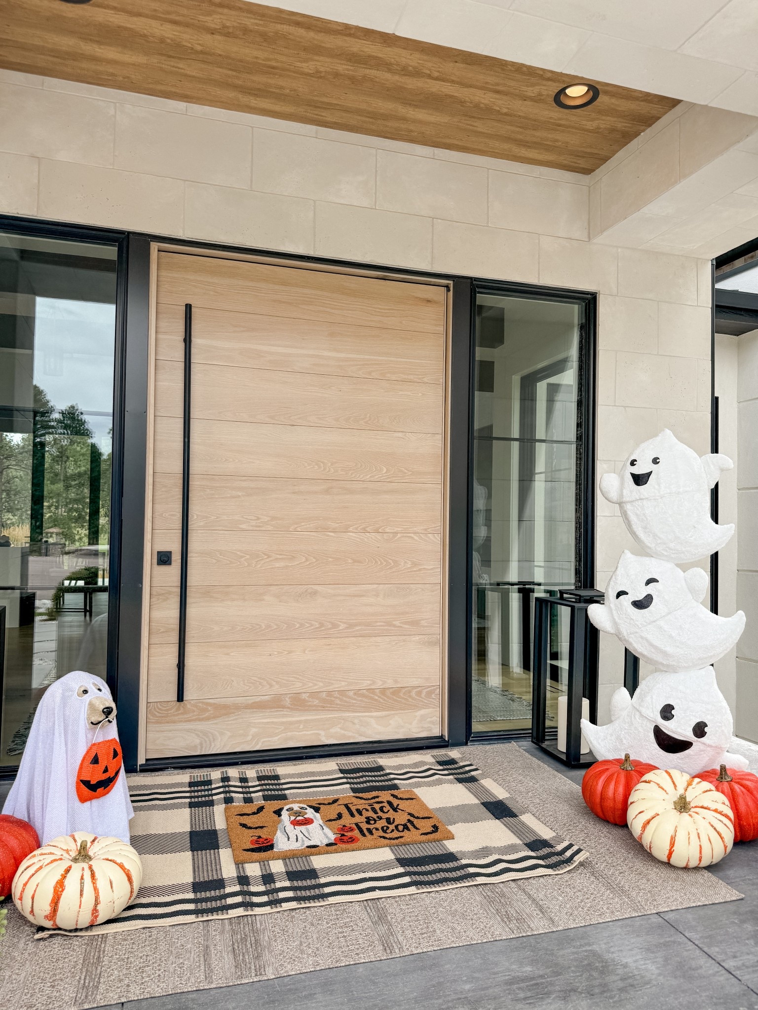 Halloween front porch turned out really cute! The Haunted Living pieces from Lowe’s are so fun. Faux pumpkins are one of my favorite hacks to keep the porch looking good all season.

#LTKStyleTip #LTKSeasonal #LTKHome