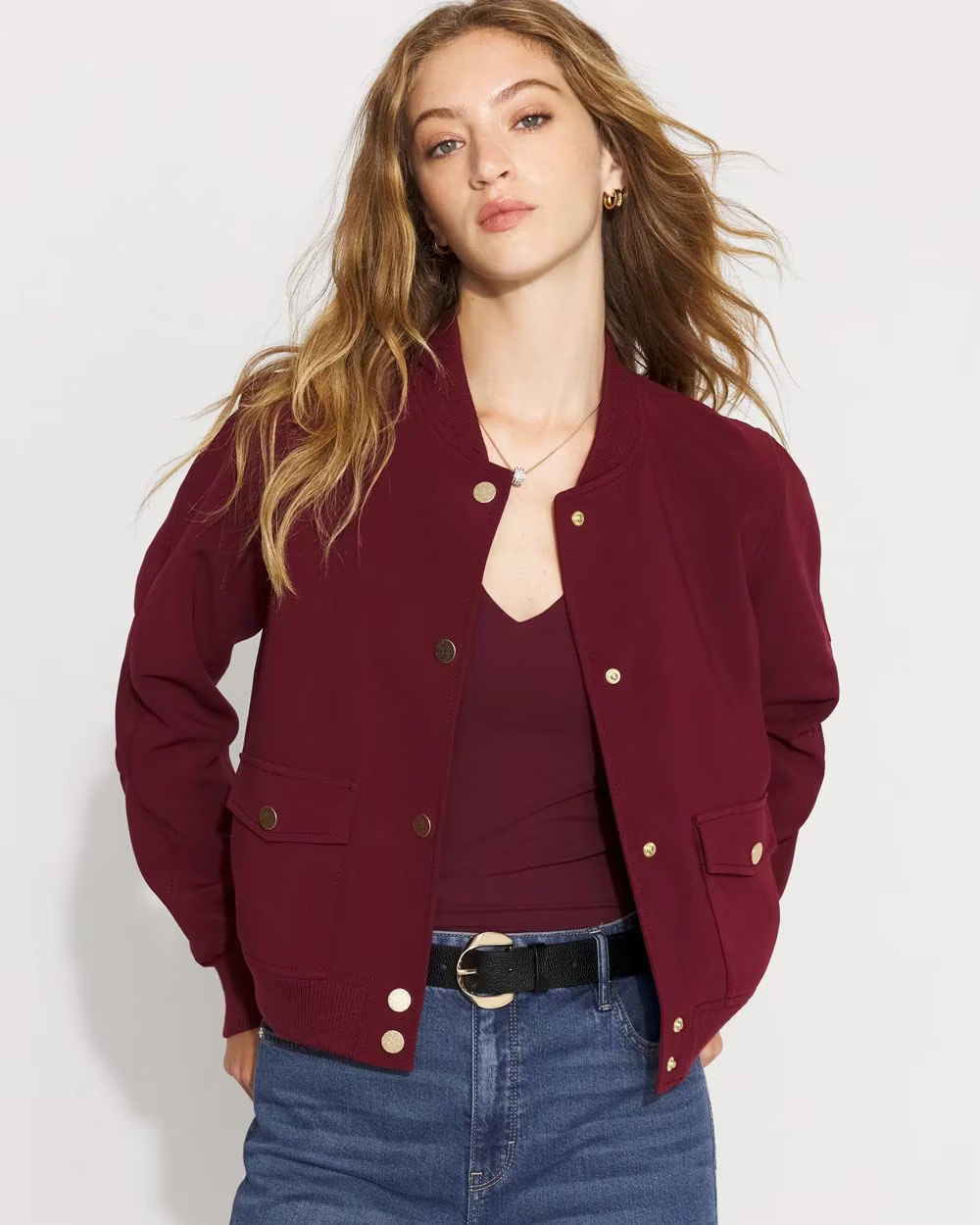 Tailored Bomber Jacket | White House Black Market