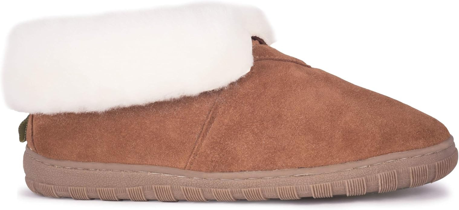 Cloud Nine Women’s Sheepskin Booties for Women - Genuine Sheepskin Slipper with Soft Suede Leat... | Amazon (US)