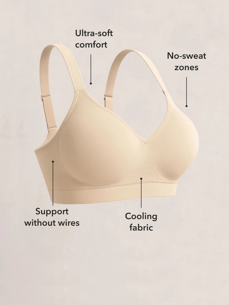 Truekind\u00ae TrueCool Wireless Menopause Bra | Truekind