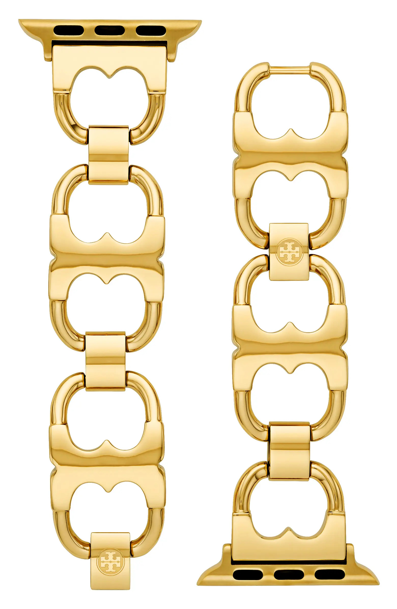 Tory Burch Double-T Link Band for Apple Watch®, 38mm/40mm | Nordstrom | Nordstrom