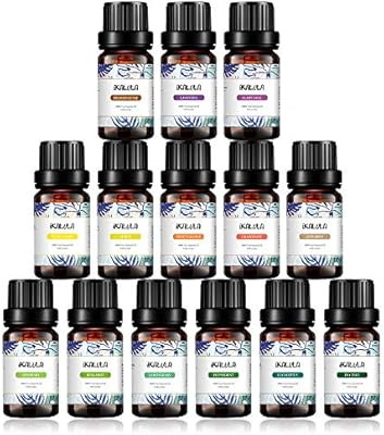 Essential Oils Set, iKALULA 14 10mL Pure Aromatherapy Essential Oils, Therapy Grade Premium Fragr... | Amazon (US)