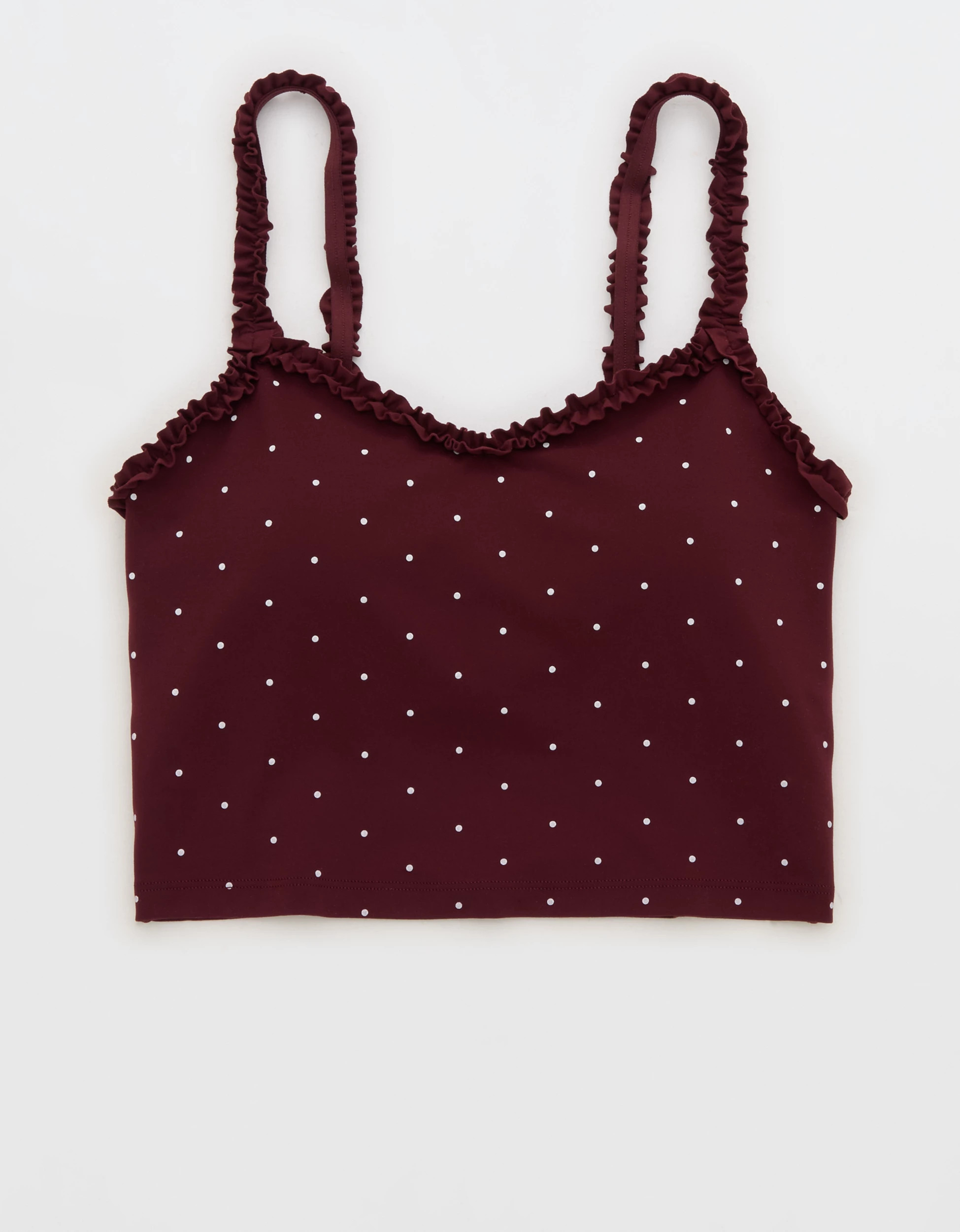 OFFLINE by Aerie Real Me XTRA Ruffle Longline Sports Bra | Aerie