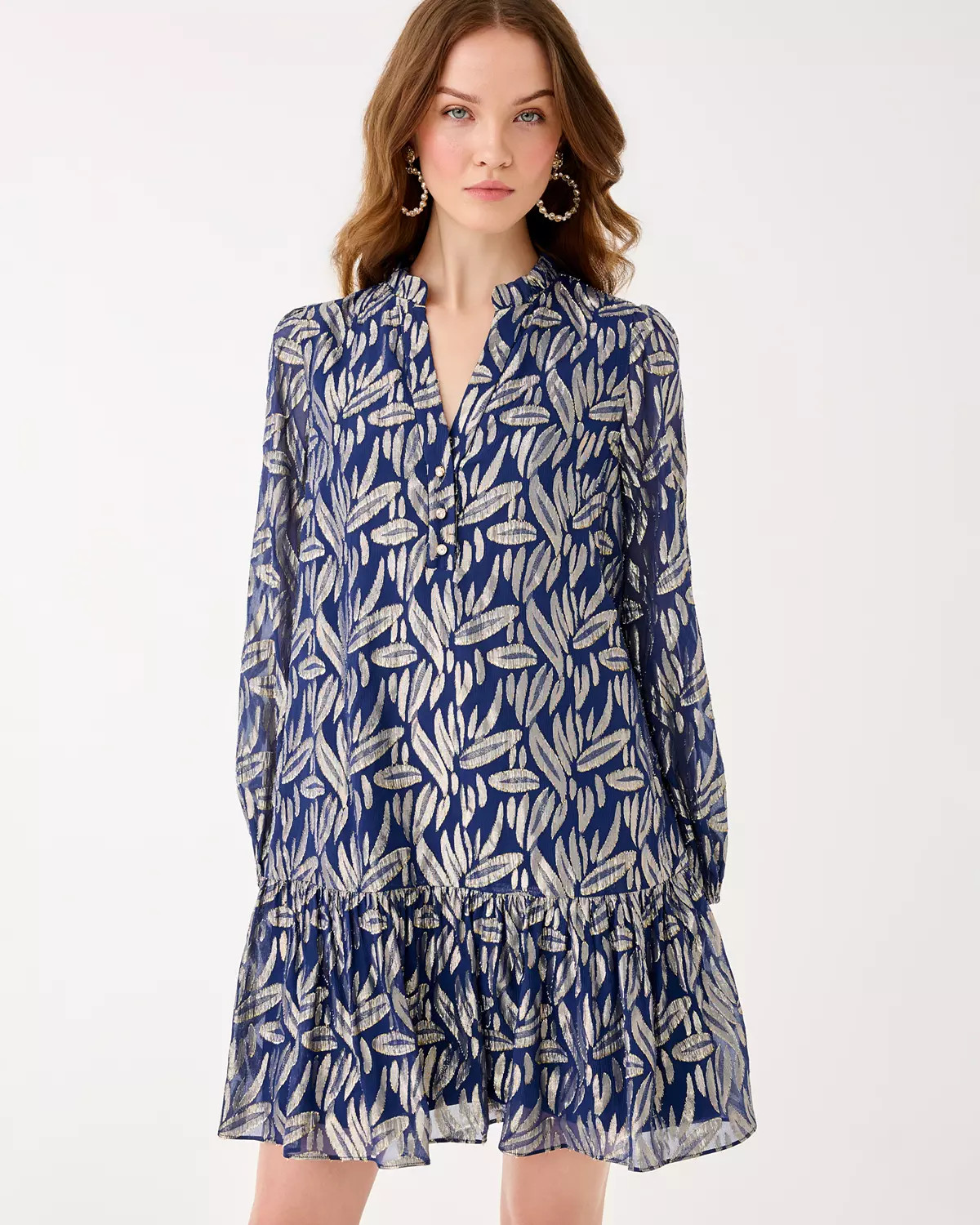 Evaline Silk Popover Dress | Lilly Pulitzer