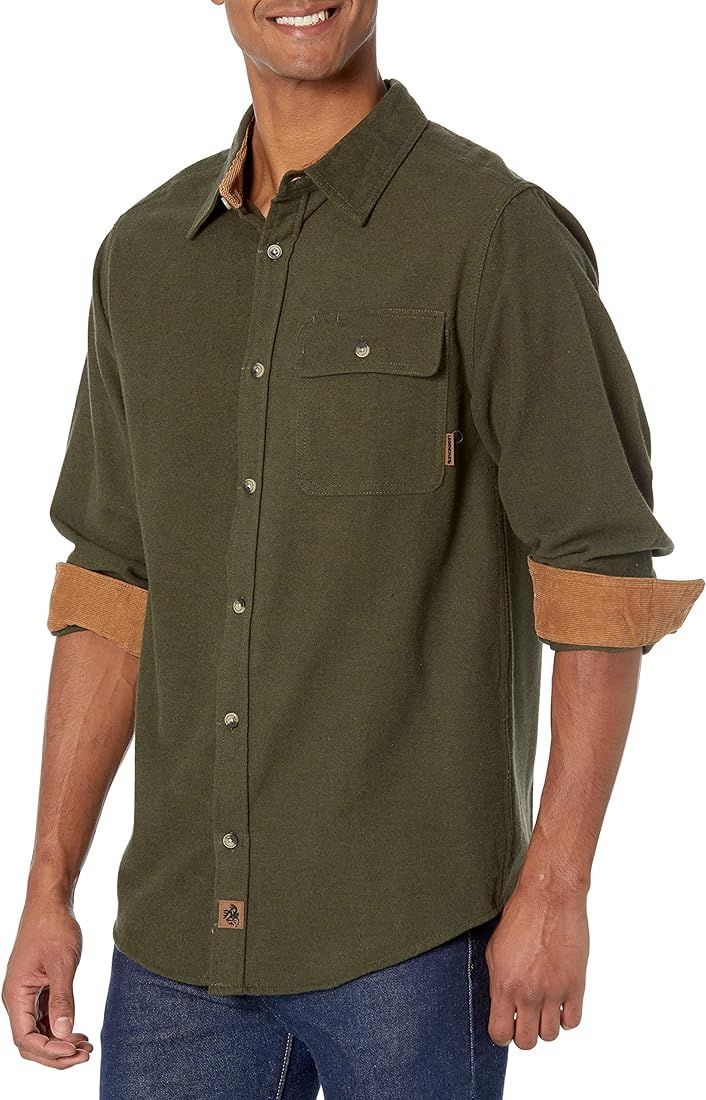 Legendary Whitetails Men's Buck Camp Flannel Shirt | Amazon (US)