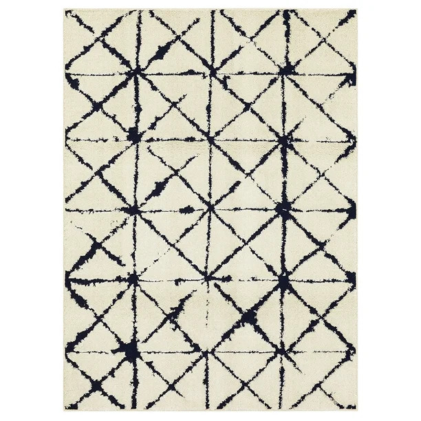 Gap Home Abstract Shibori Indoor Area Rug, Navy, 8'x10' | Walmart (US)