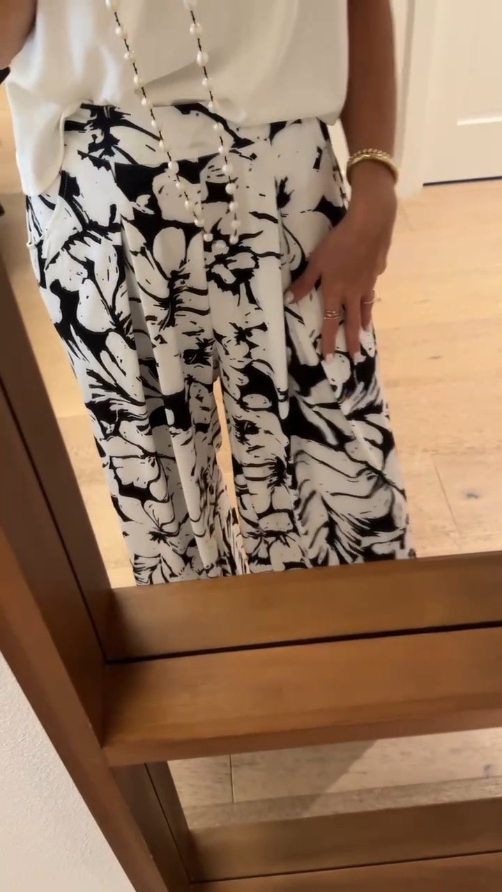 Love these flowy pants! I’m just shy of 5-7” wearing the size small and the top is from a matching linen set, wearing the size small #stylinbyaylin #amazon  

#LTKTravel #LTKootd #LTKgrwm