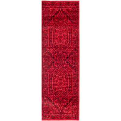 Safavieh Adirondack Traditional Floral 2'6 x 12' Runner in Red | Bed Bath & Beyond