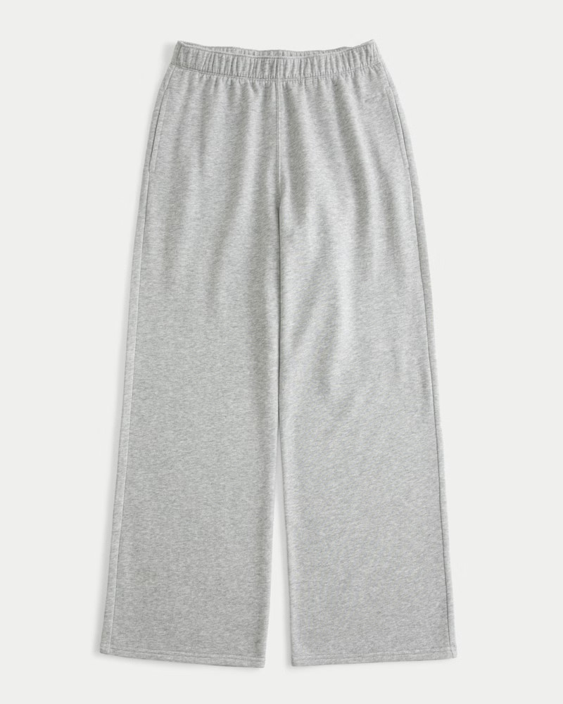 Women's Feel Good Fleece Wide-Leg Pants from Hollister | Hollister (US)