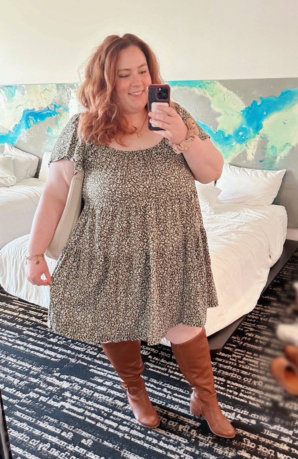 I must admit I’m not a fall girlie but I do feel like this is the perfect transition outfit for hot places like the south when you want that fall feeling but it’s still 90 degrees! Wide calf wide width boots from LB are everything 🩷

#LTKPlusSize #LTKMidsize #LTKSeasonal