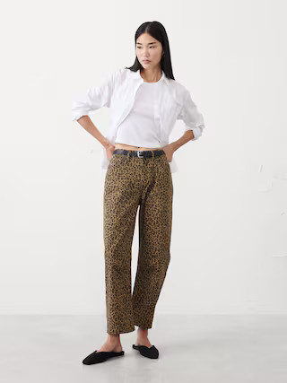 Barrel Mid-Rise Jean | Banana Republic Factory