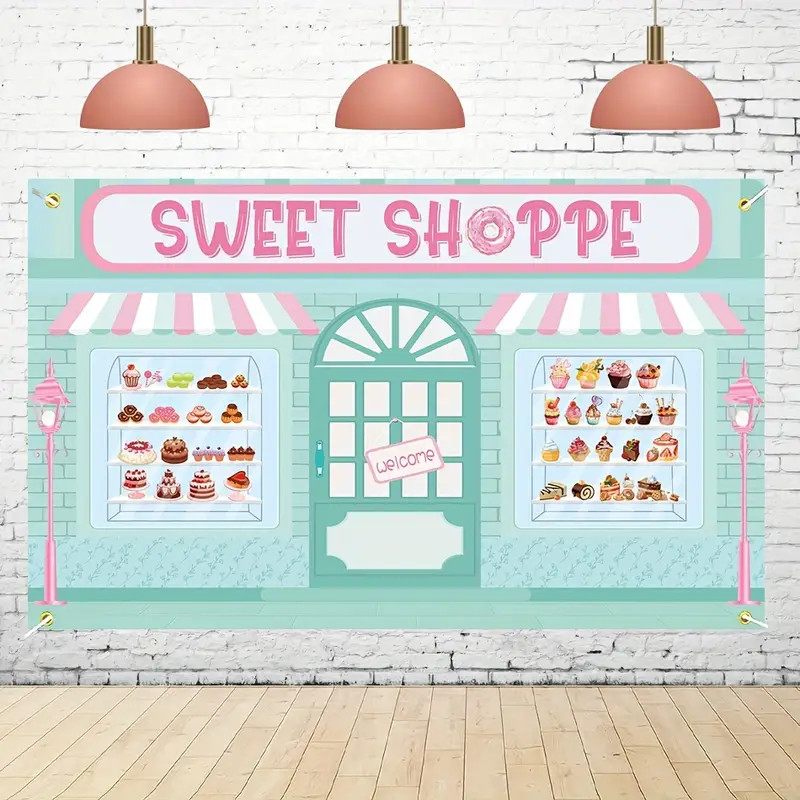 Backdrop Photography Banner Donut Kitchen - Temu | Temu Affiliate Program