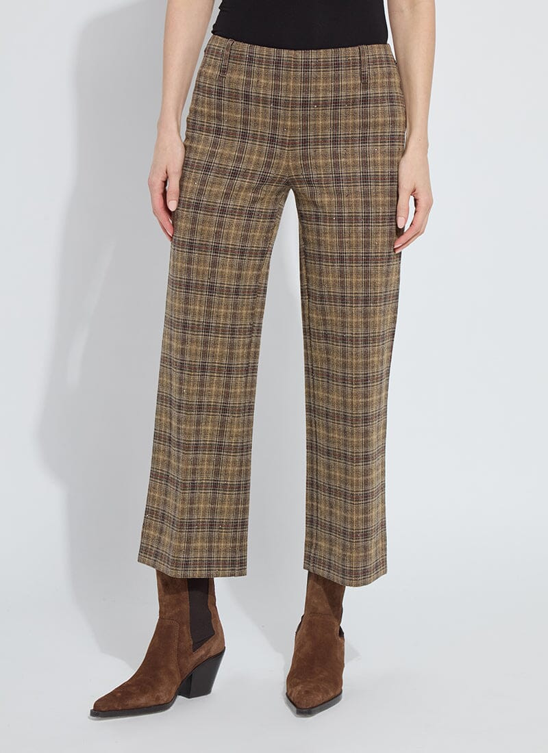 Marceline Crystal Embellished Crop Pant (27" Inseam) | Lysse NY