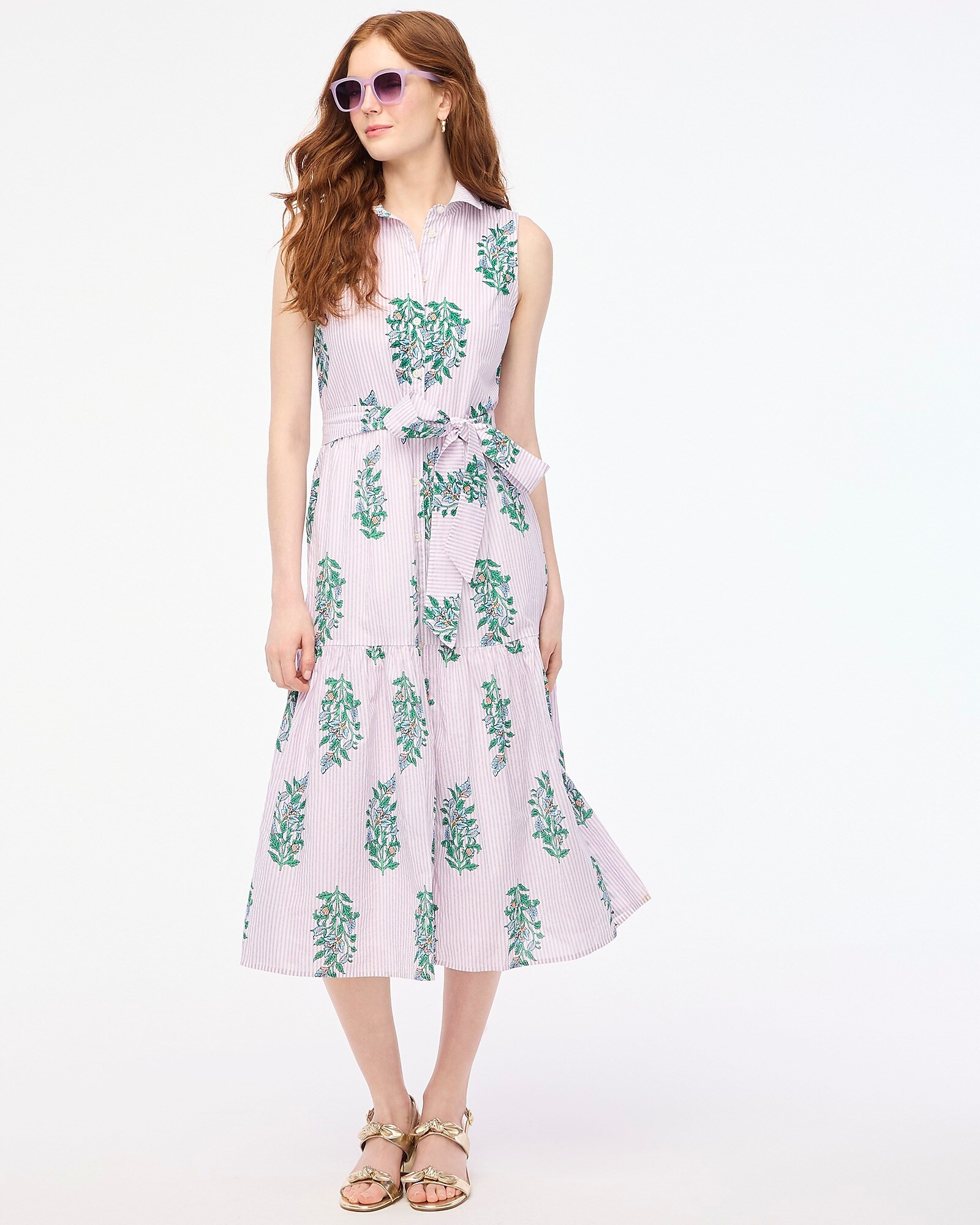 Collared midi dress | J.Crew Factory