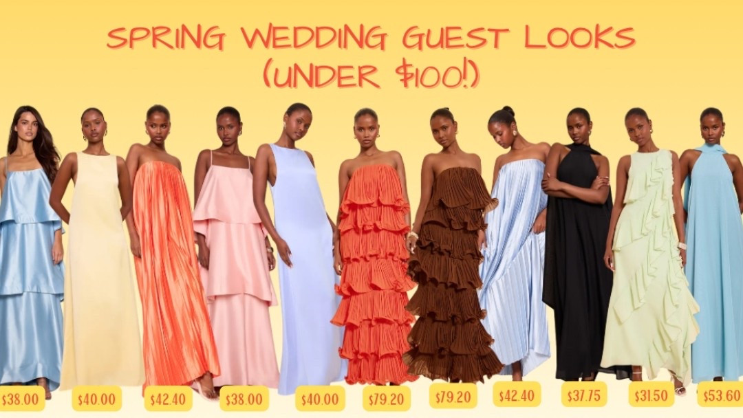 Spring wedding guest dresses under $100? Say less. 🌸💸✨#PLT

#LTKspring #LTKSaleAlert #LTKWedding