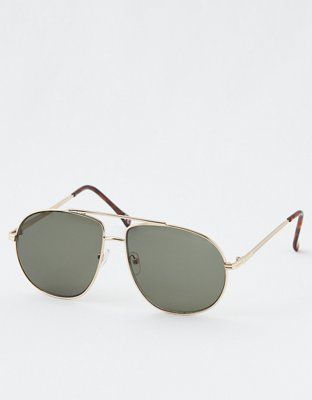 Aerie Extra Fly Aviator Sunglasses | American Eagle Outfitters (US & CA)