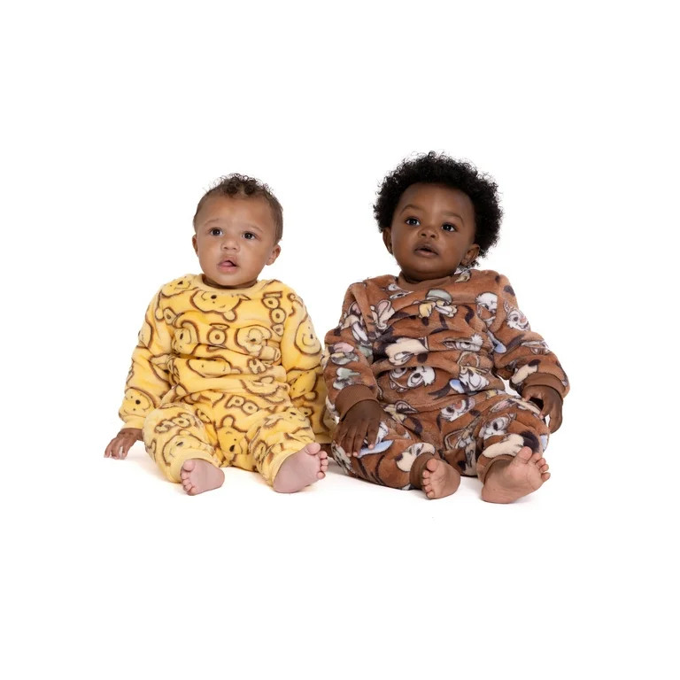 Baby Character Printed Plush Set, 2 Piece, Sizes 0-24 Months - Walmart.com | Walmart (US)