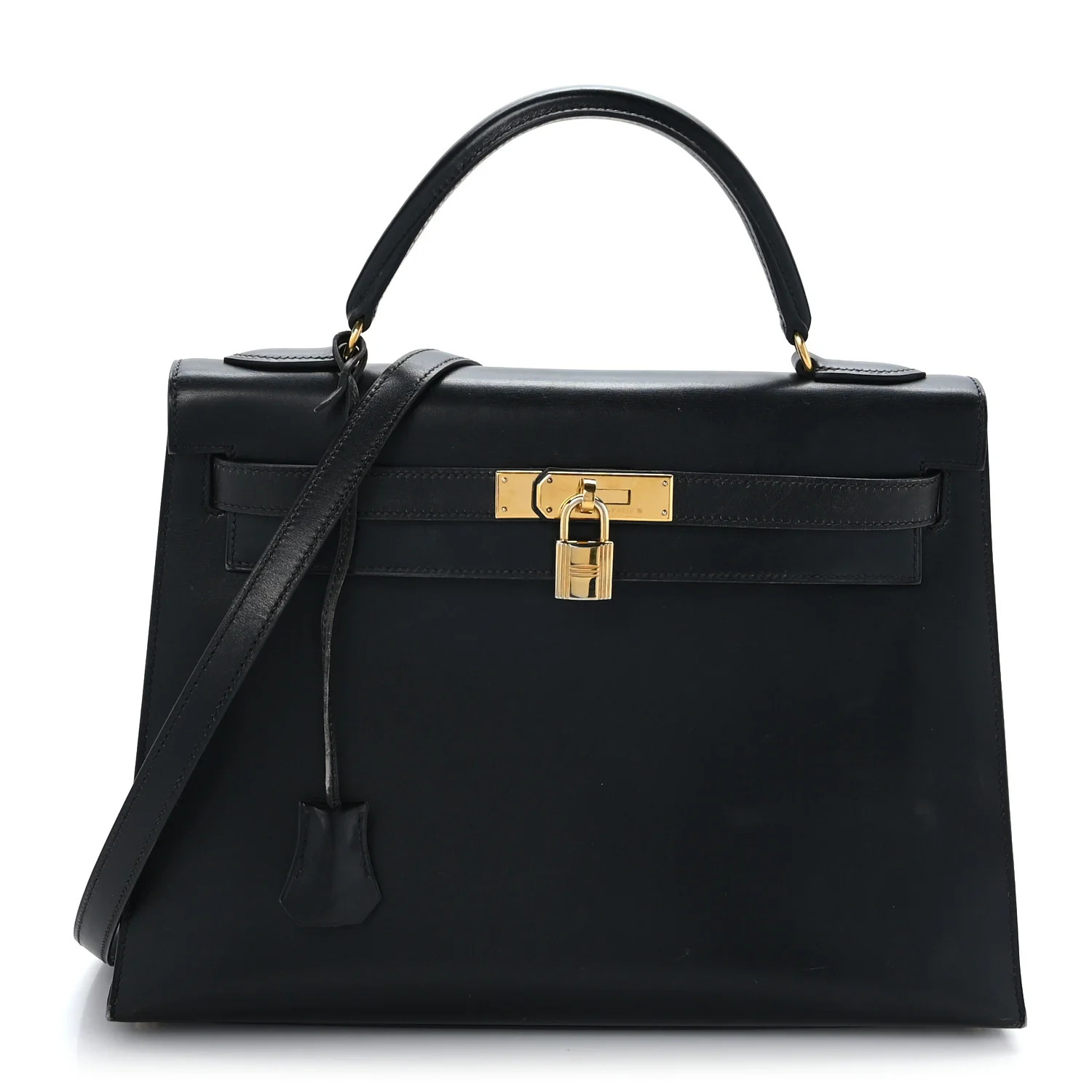 Box Kelly Sellier 32 Black | FASHIONPHILE (US)