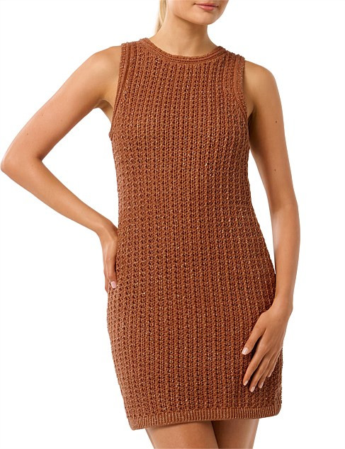 Forever New Bailee Crochet Mini Dress | David Jones | David Jones (Australia & New Zealand)