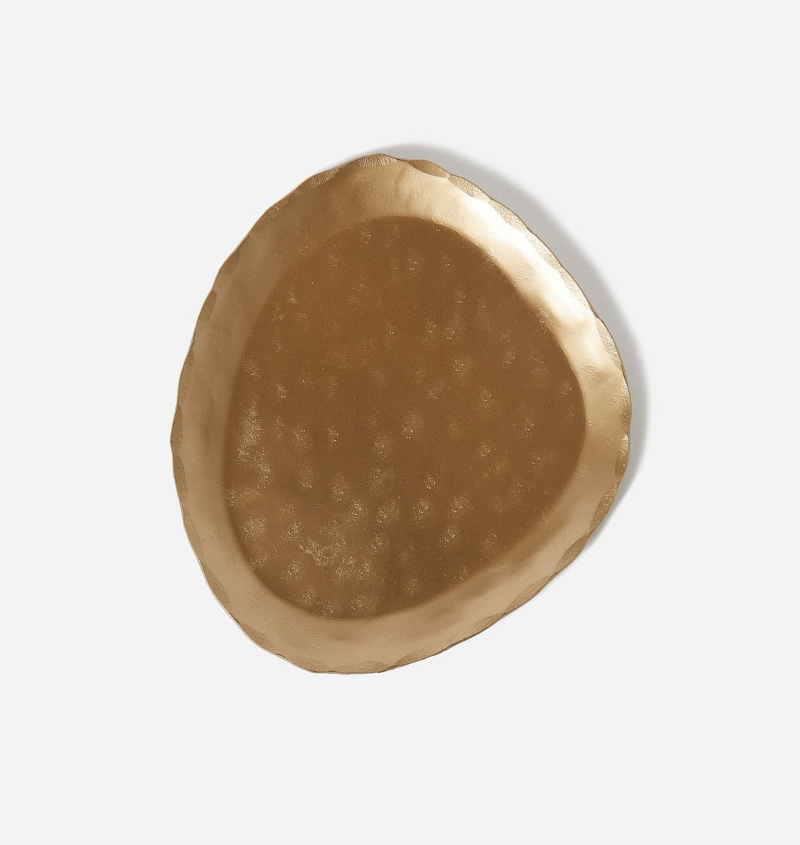 Hammered Brass Plate | Amber Interiors