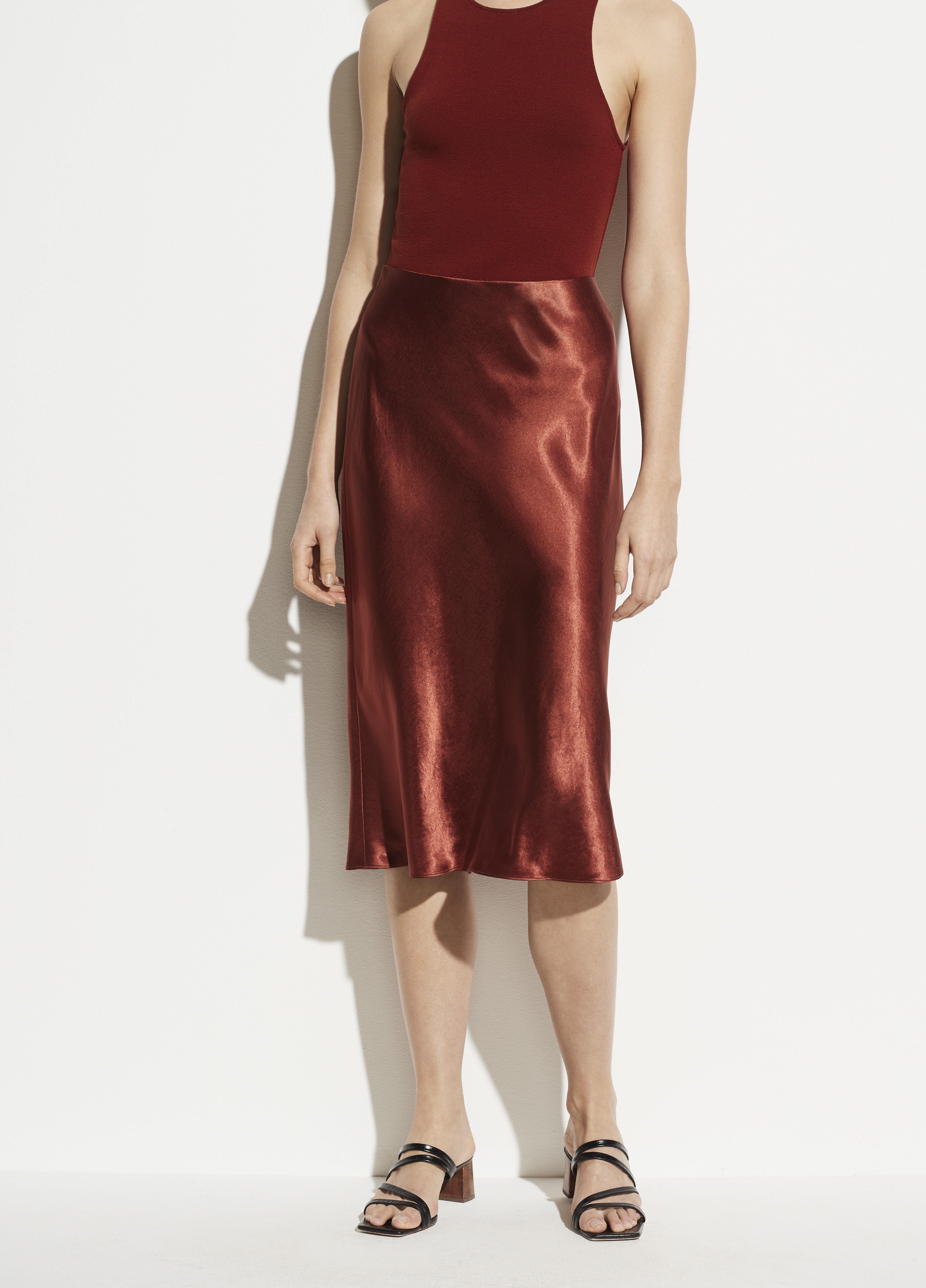 Satin Slip Skirt | Vince LLC