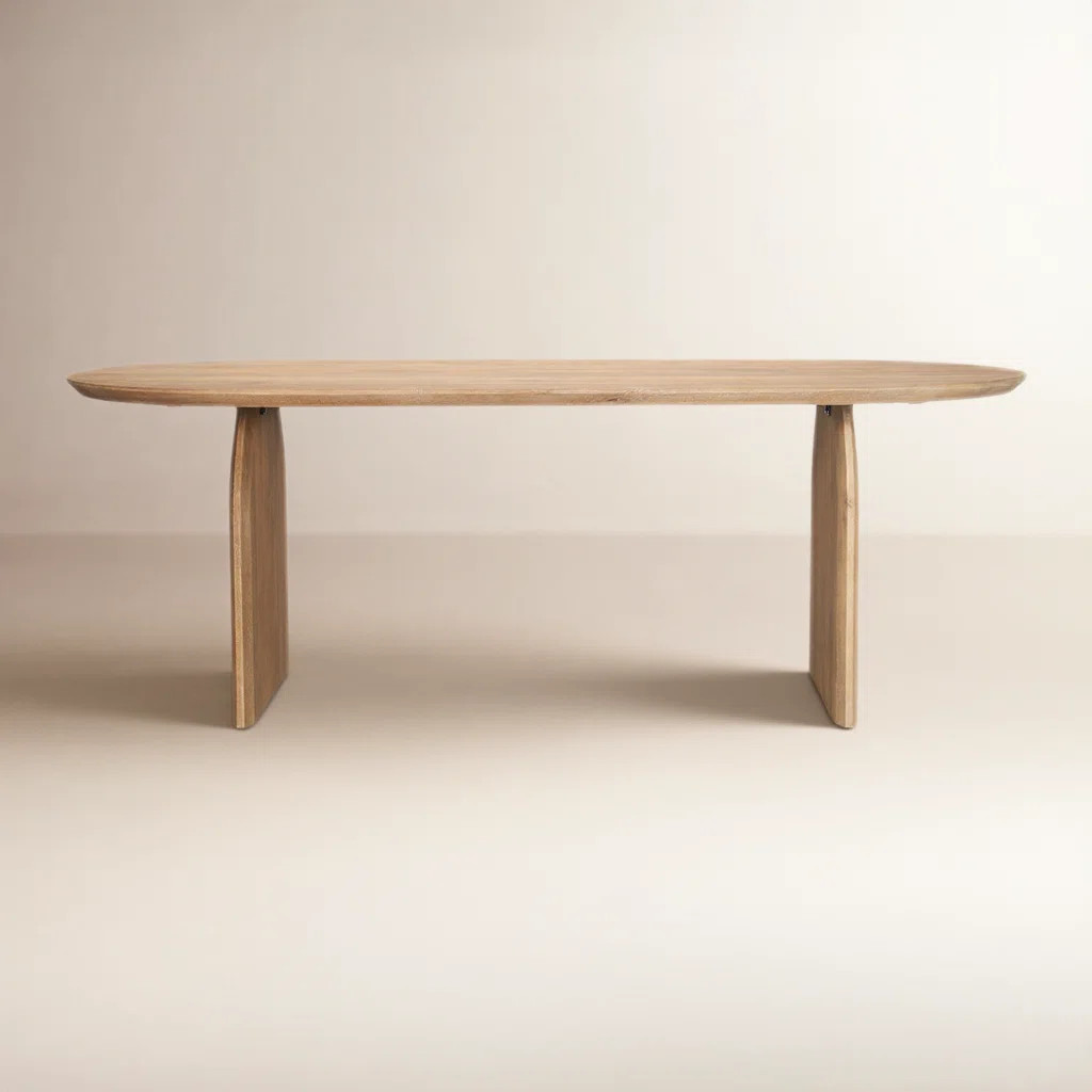 Brogan Oval Solid Wood Dining Table | Wayfair North America