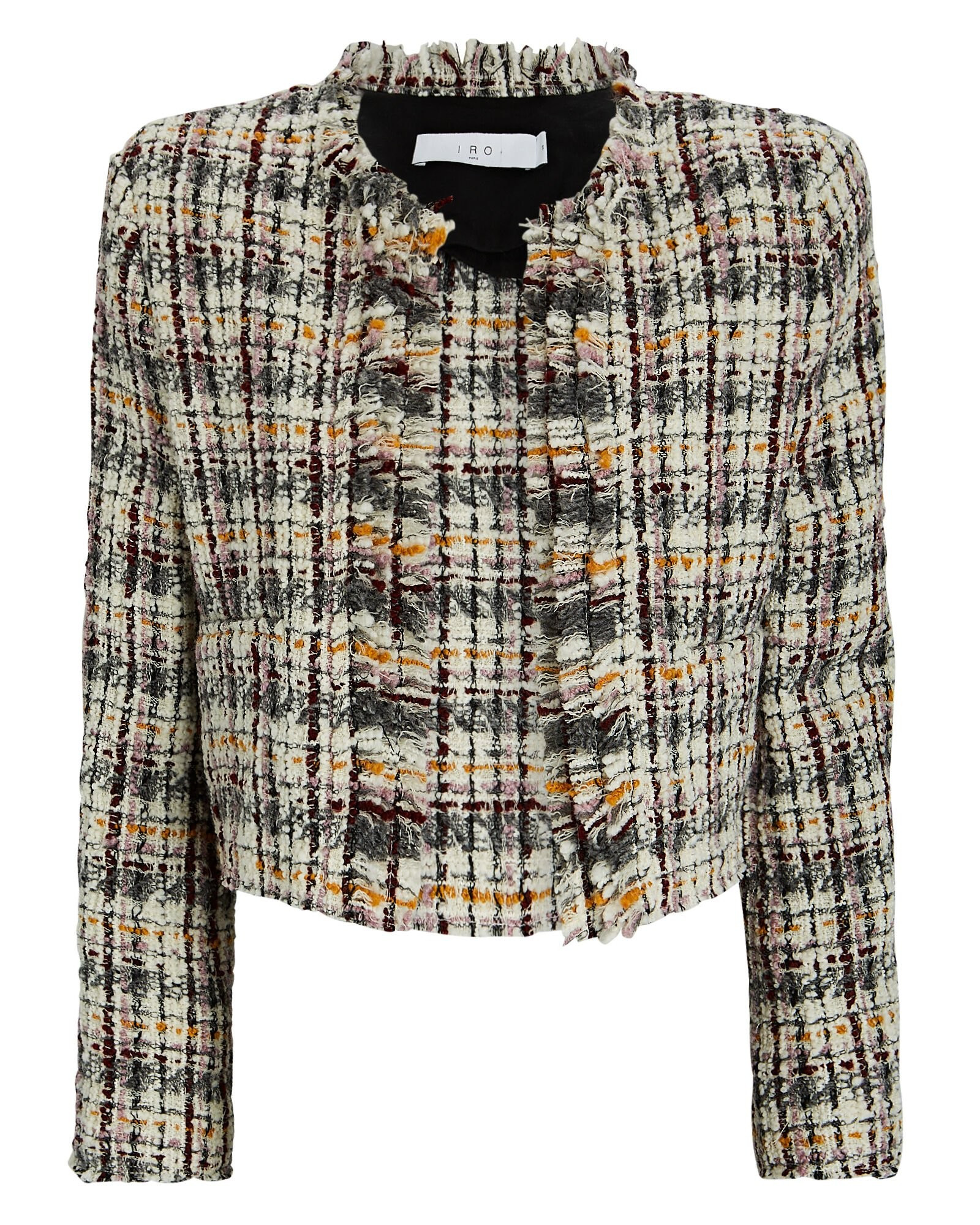 Msita Frayed Bouclé-Tweed Jacket | INTERMIX