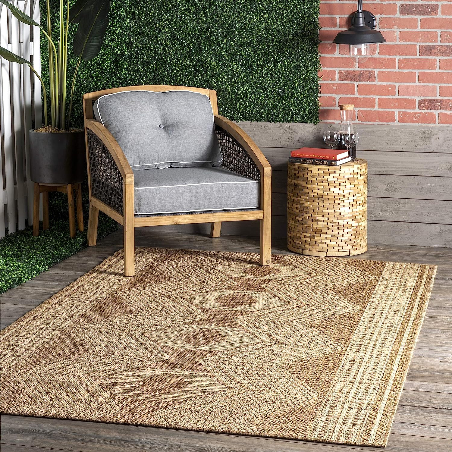 nuLOOM Ranya Tribal Indoor/Outdoor Area Rug | Amazon (US)