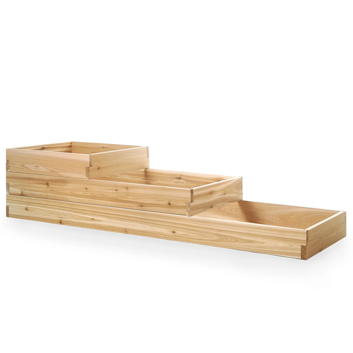 All Things Cedar 22-in W x 68-in L x 15.75-in H Natural Cedar Cedar Raised Garden Bed Large in Brown | RGT15 | Lowe's