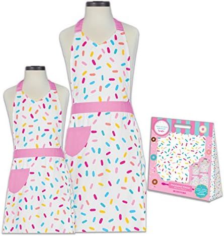 Handstand Kitchen Mother and Daughter Sprinkles 100% Cotton Apron Set | Amazon (US)