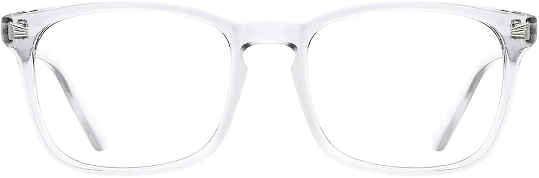 TIJN Blue Light Blocking Glasses Square Nerd Eyeglasses Frame Anti Blue Ray Computer Game Glasses | Amazon (US)