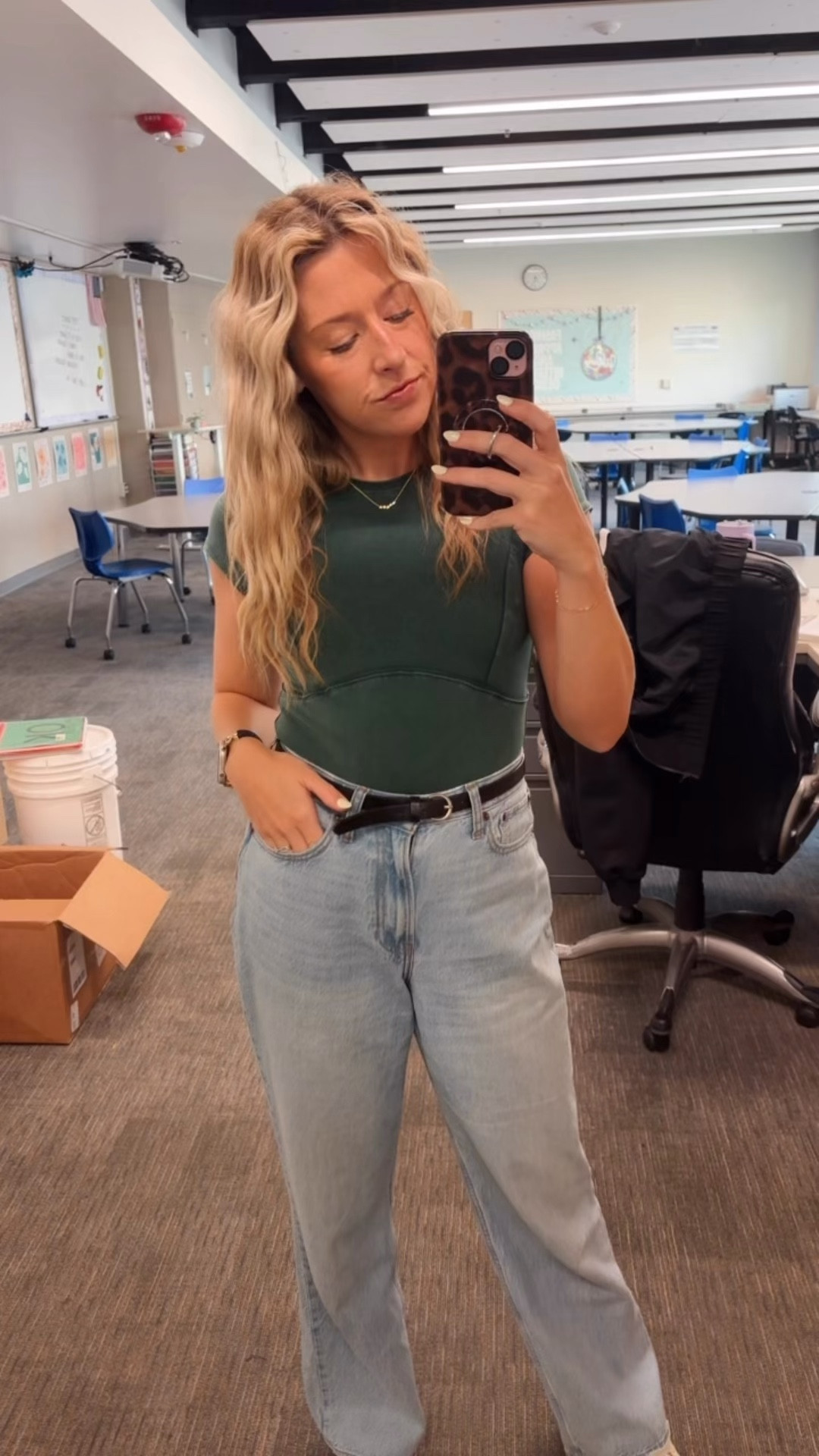 This top is the most flattering thing ever. I am a sucker for green too 🦖 but it comes in so many colors!

#teacherootd #teacherclothes #momoutfit #momclothes

#LTKootd #LTKdayinmylife